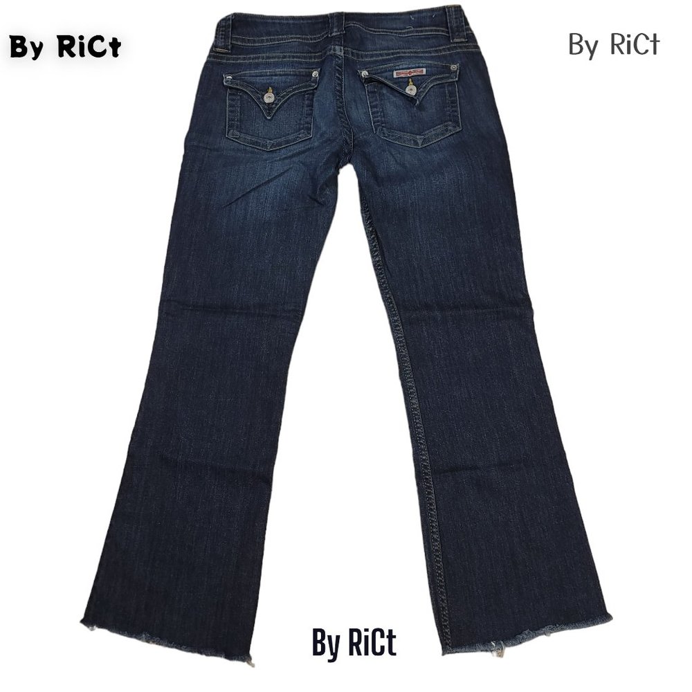 Hudson Signature Bootcut Women's Jeans Size 27x28 Mid Rise Stretch Blue Denim